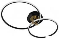 Припотолочная люстра Estares Lune 50W 2R-APP-615x360x110-BLACK/GOLD/WHITE-220-IP20