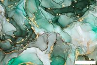 Фотообои Vimala Флюиды зеленые 270x400