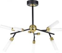 Подвесная люстра Mirastyle SL-21010/9 BK+BRASS+WG