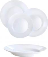 Набор тарелок Luminarc Plumi V5586 (18шт, белый)