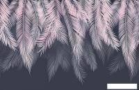 Фотообои Citydecor Пальмовые листья пудровый-синий 400х260
