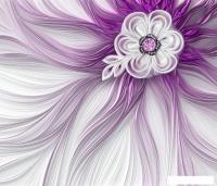 Фотообои Vimala 3D Сиреневые лепестки 270x300