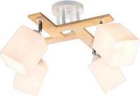 Люстра средней высоты Aitin Pro НПБ 02-4x60-101 N5291/4 (белый/дерево)