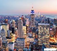 Фотообои ФабрикаФресок Вечерний Нью-Йорк. Вечерний Город 1123270 (300x270)