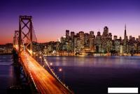 Фотообои ФабрикаФресок Бруклинский Мост. Ночной Нью-Йорк 1114270 (400x270)