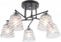 Люстра средней высоты Aitin Pro НПБ 02-5x60-101 70024/5 (черный/хром)