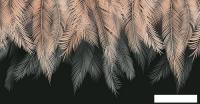 Фотообои Citydecor Magic Пальмовые листья бежевый-серый 500x260