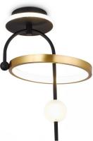 Люстра средней высоты Ambrella Comfort FL66424 BK/GD (черный/золото)