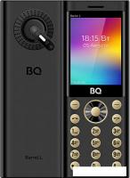 Кнопочный телефон BQ BQ-2458 Barrel L (черный/золотистый)