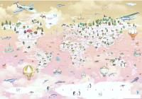 Фотообои Citydecor Детская Карта мира 355 200x140