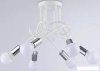 Люстра средней высоты Ambrella Traditional TR80417/5 WH/CH (белый/хром )