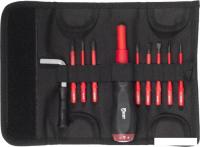 Набор отвертка с битами КВТ Слим НИО-3309 (10 предметов)