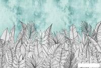 Фотообои Vimala Векторные цветы на стене 270x400