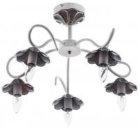 Люстра средней высоты Aitin Pro НПБ 02-5х40-105 RH8076/5 (белый/бронза)