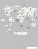 Фотообои Citydecor Детская Карта мира 385 200x260