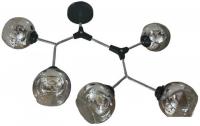 Люстра средней высоты BSI Сфера СС 1427/5 (черный/хром)