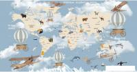 Фотообои Citydecor Детская Карта мира 81 500x260