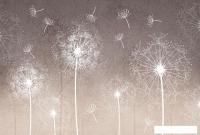 Фотообои Vimala Одуванчики на коричневом фоне 270x400