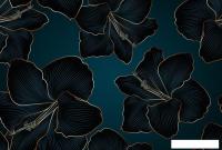 Фотообои Vimala Векторные цветы 3 270x400