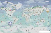 Фотообои Citydecor Детская Карта мира 357 400x260