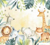 Фотообои Vimala Животные джунглей 270x300