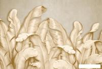 Фотообои Vimala Банановые листья бежевые 270x400