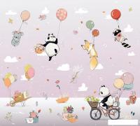 Фотообои Vimala Животные на шарах 3 270x300