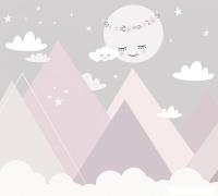 Фотообои Vimala Розовые горы 270x300