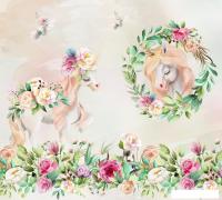 Фотообои Vimala Детский единорог 270x300