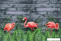 Фотообои Vimala Фламинго акварель 270x400