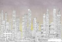 Фотообои Vimala Рисованный город 270x400