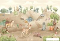 Фотообои Vimala Звери на поляне 270x400