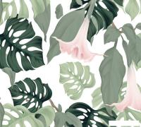 Фотообои Vimala Тропическая монстера 270x300