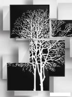 Фотообои ФабрикаФресок 3D Абстракция Дерево Инь-Янь 932270 (200x270)