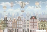 Фотообои Vimala Домики и шары 270x400