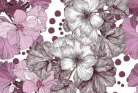 Фотообои Vimala Векторные цветы 10 270x400