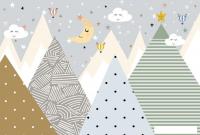 Фотообои Vimala Детские горы и месяц 270x400