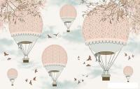 Фотообои Vimala Воздушные шары и птицы 270x400