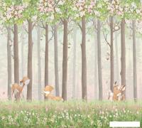 Фотообои Vimala Олени на поляне 270x300