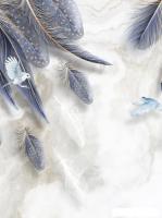 Фотообои Vimala Перья на стене 2 270x200