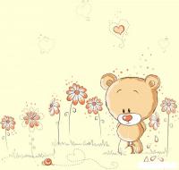 Фотообои Vimala Медвежонок 270x300