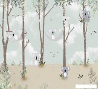 Фотообои Vimala Коалы на деревьях 270x300