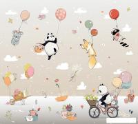 Фотообои Vimala Животные на шарах 2 270x300