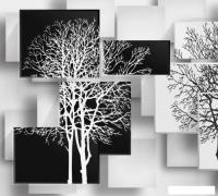 Фотообои ФабрикаФресок 3D Абстракция Дерево Инь-Янь 933270 (300x270)