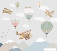 Фотообои Vimala Детские самолеты 270x300