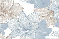 Фотообои Vimala Векторные цветы 14 270x400