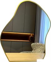 Зеркало eMZe 76x92 UV.NF.CLOUD.76.92.AUR (золотистый с УФ-окантовкой)