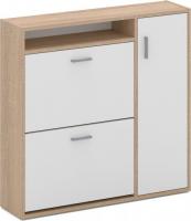 Тумба для обуви Империал Толедо-1 (дуб сонома/белый)