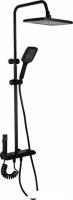Душевая система  Ekko E2509-7 (черный матовый)