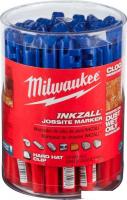 Набор маркеров строительных Milwaukee Inkzall 4932492126 (36 шт, синий)